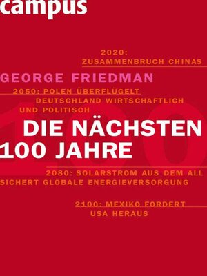 cover image of Die nächsten hundert Jahre